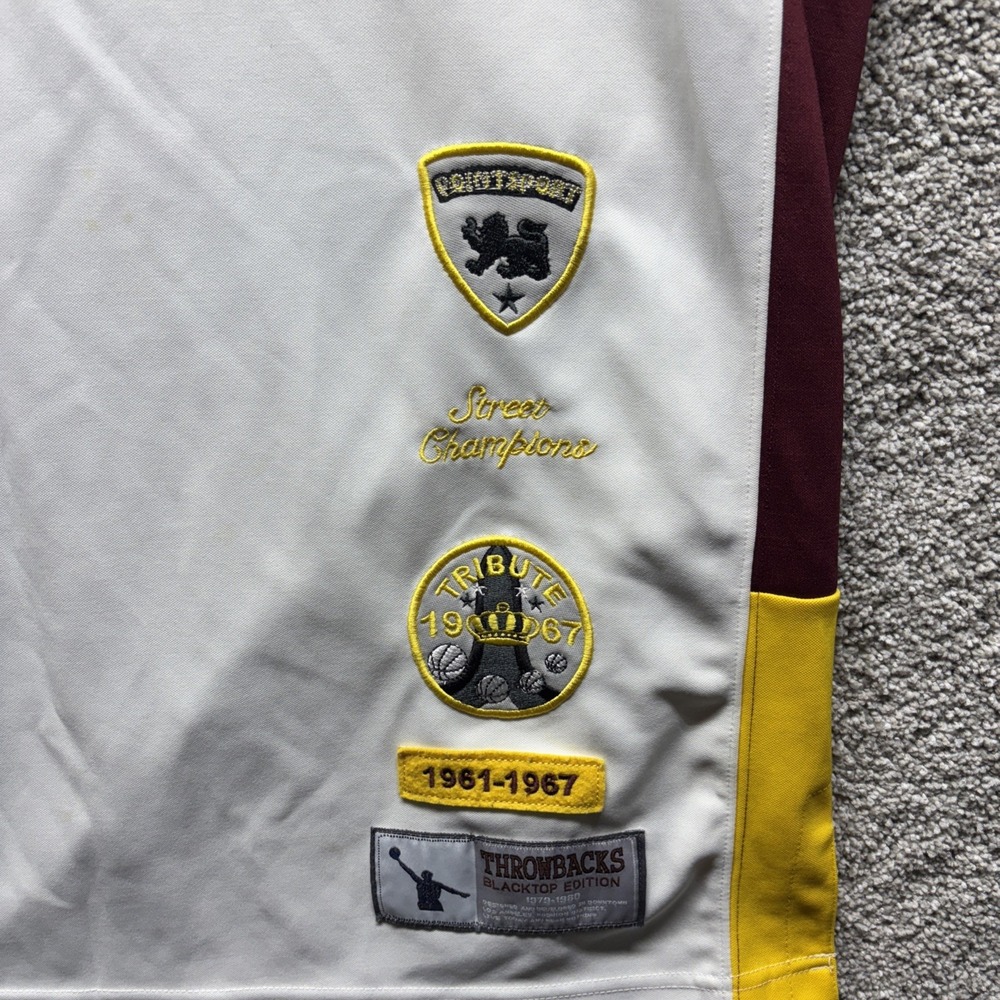 Point Collection Throwback Basketball Jersey Blac… - image 2